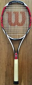 Wilson K 6.1 95 PRO STOCK STRUNG Tennis Racquet! 6.1 CLASSIC Paintjob! 4 1/2!