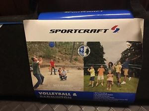 Sportcraft Volleyball and Badminton set *new*