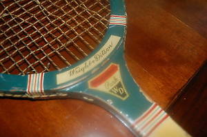Vintage Antique Wright & Ditson Park Tennis Wood Racket (ROUGH CONDITION)