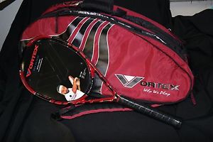 VORTEX ES 100 Tennis Racquet 4 3/4 grip NEW WITH 3 racket BAG