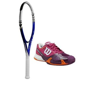 Wilson Four BLX & Wilson Rush Pro 2.0 Women's Tennis Shoe BUNDLE! ~ $140 VALUE