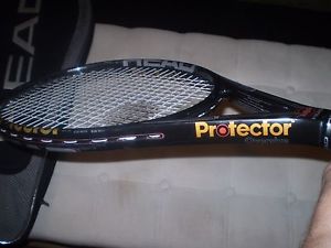 Head Protector Oversize 115 head 51/8 grip Tennis Racquet w Case Electronic