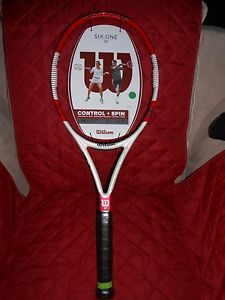Wilson Six One 95 Tennis Racquet 4 3/8