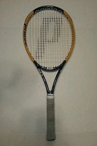 Prince Air Strike 105 in Oversize Graphite Tennis Racket Grip 4.5" Yellow Black