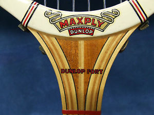 Vintage Dunlop Fort Maxply Wooden Tennis Racket, English Frame, Light 4 1/4, VGC