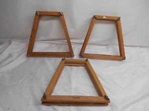 Old Vtg Wood Tennis Racquet Wooden Storage Racket  FRAMES Set 3