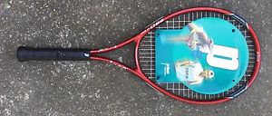 Prince Pro TI 200 Oversized Tennis Racquet 290g Red 107" Head Sharapova  Coria