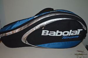 Babolat pure drive 6 pack Tennis bag blue VGC