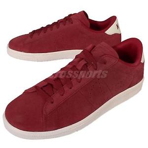 Nike Tennis Classic CS Suede Red Ivory Mens Shoes Sneakers Trainers 829351-600