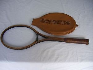 Vintage Grafighter Tennis Racquet - Wood/Graphite Composite, Cover