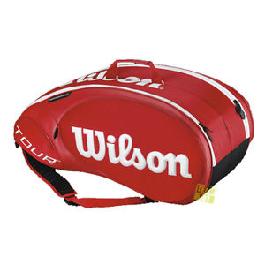 Wilson Bolso De Tenis TOUR MODELADA 2.0 9 Raqueta rojo