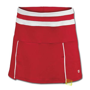 Wilson Niñas Falda De Equipo De Tenis Falda rojo