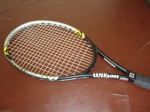 WILSON HYPER CARBON PRO STAFF 7.6 ROLLERS MP 98 TENNIS RACQUET 4 1/2"