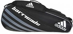 Adidas Barricade IV Tour 3 Racquet Bag, Black/Dark Silver, One Size