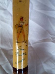Vintage Wilson Tennis Racket Racquet Alice Marble Invincible Wood Frame Graphic