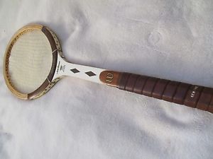 Vintage Wilson Wood Jack Kramer Pro Staff Tennis Racquet & Cover