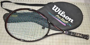 Wilson Pro Staff 4.5 si 110 sq in Tennis Racket  4 1/4 27" with Bag/Cover