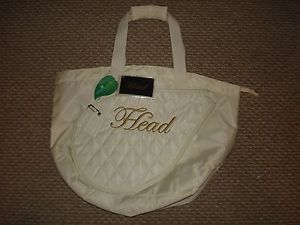 NWT Head Sharapova White / Gold Tennis Women's Club Bag - RARE