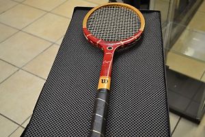VINTAGE WILSON WOODEN STAN SMITH CAPRI TENNIS RACQUET 4 1/2 INCH GRIP