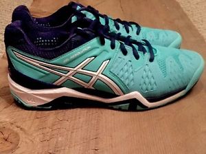 New ASICS GEL RESOLUTION 6 WOMENS TENNIS SHOE SZ 10