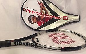 Wilson Grand Slam Titanium Tennis Racquet 4 1/2 L2 Volcanic Frame Technology