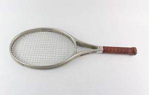 WILSON Leather Tennis Racquet Dual Taper Beam