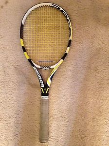Babolat Aeropro Drive Tennis Racquet Yellow Nadal 4.5" Grip