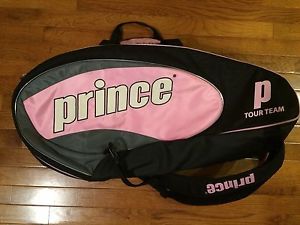 Prince Tour Team 6 Racquet Bag Pink Grey Black