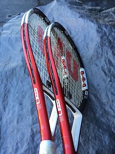 Wilson NCODE 5 Pair Of Tennis Racquets
