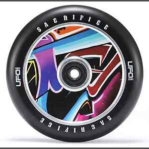 Sacrifice UFO 120mm Roue De Scooter w/Roulement - Noir/Graffiti SECONDES
