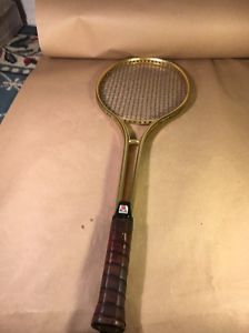 Rod Laver Grand Slam 4 1/2 Chemold Racket Aluminum Gold