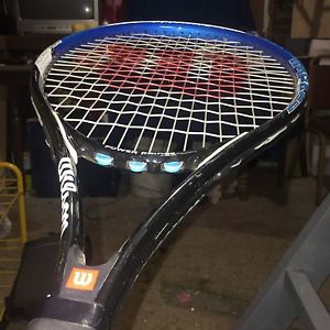 WILSON IMPACT TITANIUM POWER BRIDGE TENNIS RACQUET, GRIP 4 3/8" L3