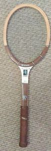 Vintage Wilson Chris Everett Autograph Wooden Tennis Racket