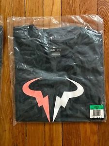 NEW Nike Rafa Dri Fit T Shirt Rafael Nadal Bull Vamos Rafa