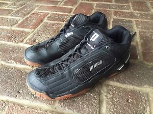 Men's Prince NFS Court Shoes, Black Silver, Men's Used Size 11