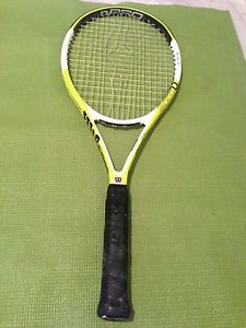 Wilson Ncode Npro Mid Plus- Grip:4-3/4- Broken Strings-rest In Great Condition.