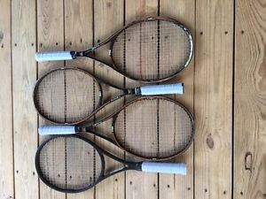 Wilson Pro Staff 6.0 Mid Plus 95 4 1/2" Grip - 4 Racquets - Pete Sampras