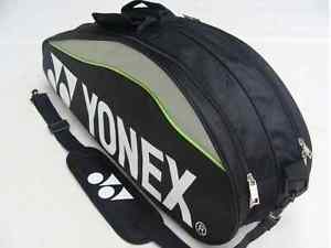 New YONEX Badminton Black Single Strap Should Bag Hold 4 Racquets US Seller