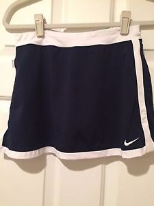 Nike Dri-Fit Blue  & White Tennis / Running Skort  - Girl's Size L 14) -EUC