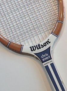 Chris Evert American Tennis Wood Racquet, Very Good Condition and COLLECTIBLE!!!