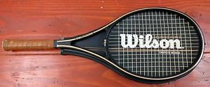 WILSON 'Graphite Force' Midsize Tennis Racquet 4 1/2 With original strings & bag