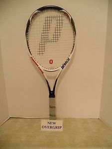 Prince Powerline Classic Ti OS 110 Tennis Racquet 4 1/4 - EUC + NEW OVERGRIP