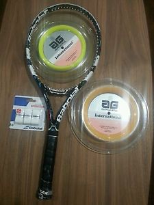 Babolat Pure Drive Lite 3/8 NEW BumperGuard, Custom Stringing, 1 Overgrip &Cover