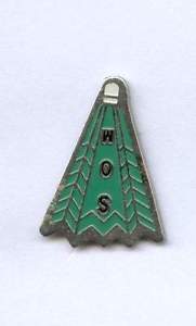 RARE pin badge volant de badminton model # 1