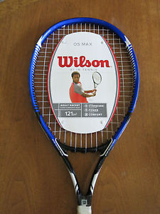 Wilson OS Max Adult Tennis Racket Super Oversized Head 4 3/8"