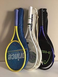 Head PT57A Pro Tour 280 Made in Austria, Prince Spectrum Comp 90, Wimbledon HM88