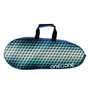 One O One Canvas Single Compartment (RBCV01BK) Badminton Bag (Blue/Multicolour)
