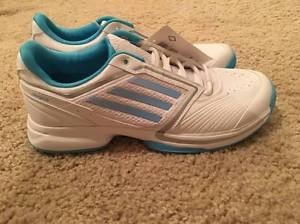 NEW Adidas Adizero Allegra white blue Tennisshoes US 7.5 women's Tennis