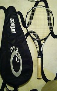 Prince O3 White Tennis Racquet with case