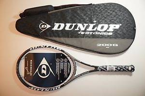 NEW DUNLOP MUSCLE WEAVE TECTONICS 200G 95 MIDPLUS HAAS RACKET 4 1/4 L2 EU2
